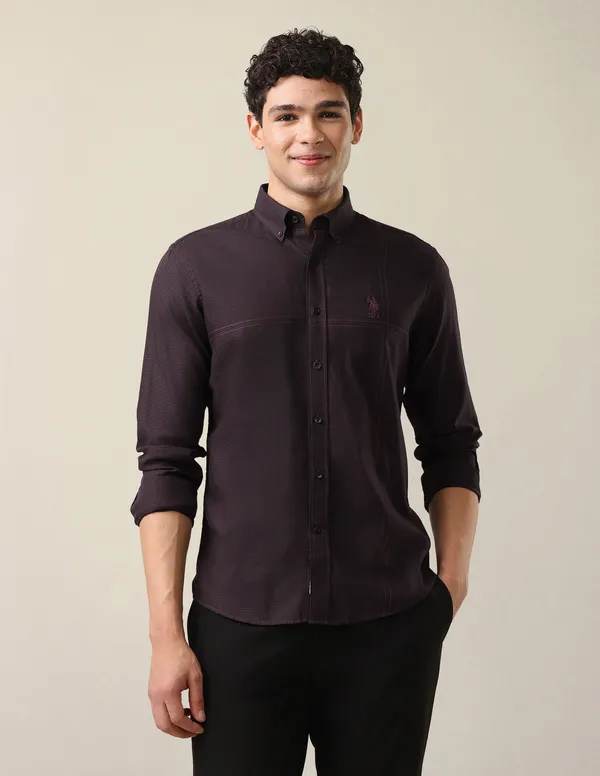 TWILL_BUTTON_DOWN_COLLAR_TAILORED_FIT