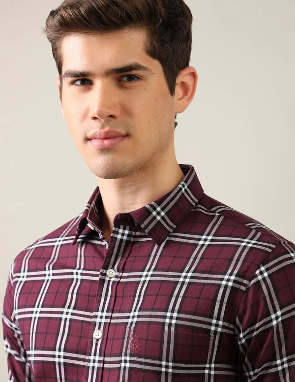 Grid_Tattersall_Checked_Tailored_Fit_Shirt