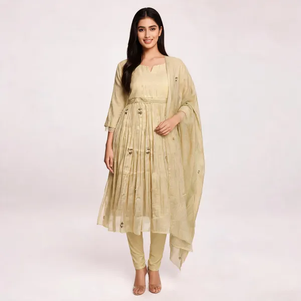 Beige_Mal_Chanderi_Anarkali_Embellished_Suit_Set_For_Women
