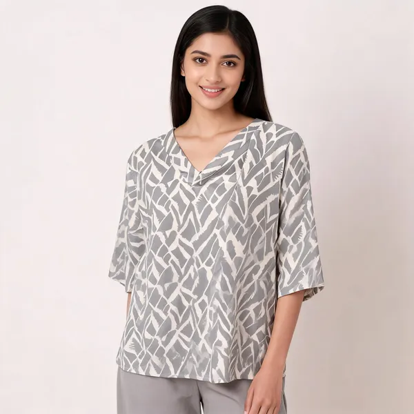 Grey_White_Rayon_Relaxed_Geometric_Print_Top_For_Women