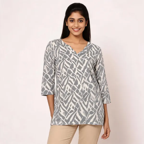 Blue_Rayon_Relaxed_Geometric_Print_Top_For_Women