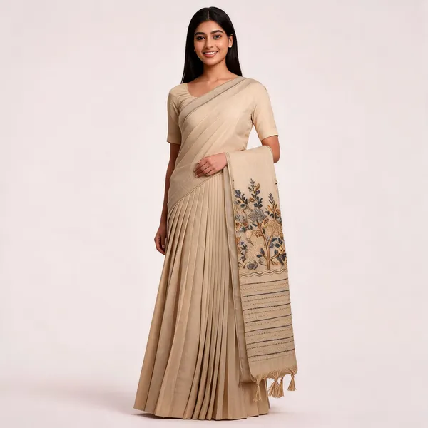 Beige_Tissue_Handwork_Embroidered_Floral_Border_Stole_For_Women