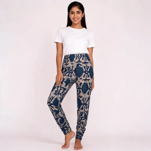 Blue_Kota_Doria_Abstract_Print_Churidar_Material_For_Women
