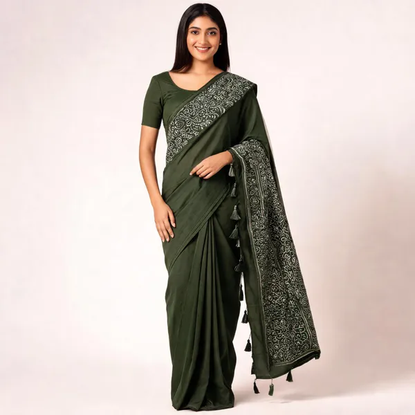 Green_Modal_Silk_Paisley_Floral_Print_Shawl_For_Women
