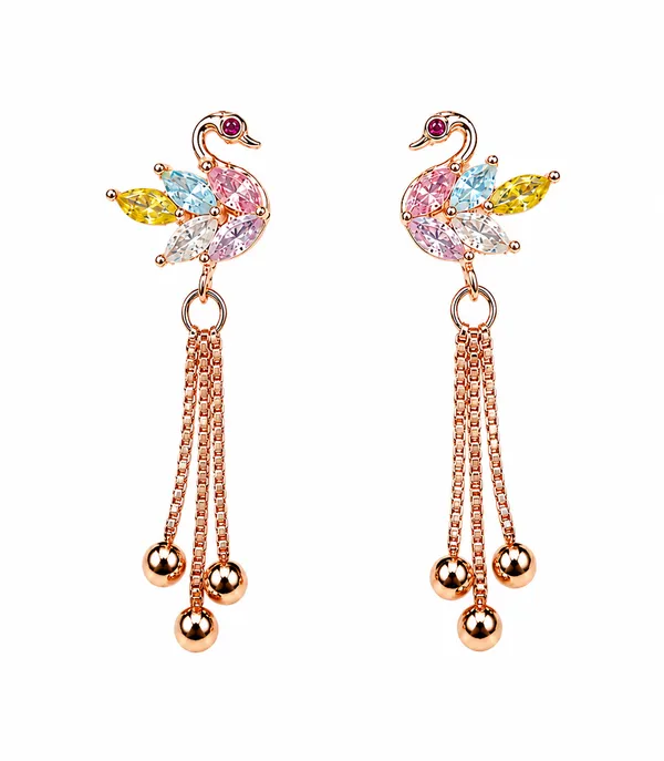 Rose_Gold_Crystal_Swan_Drop_Earrings_for_Women