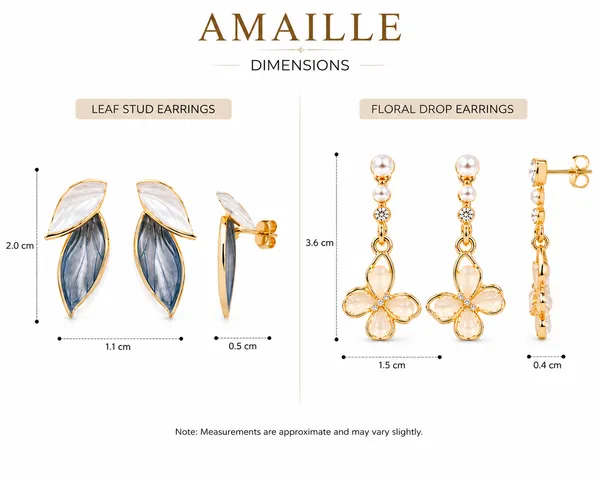 Gold-Tone_Enamel_Floral_Earrings_Set_for_Women