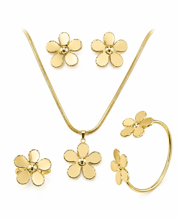 Gold_Tone_Floral_Jewellery_Set_for_Women