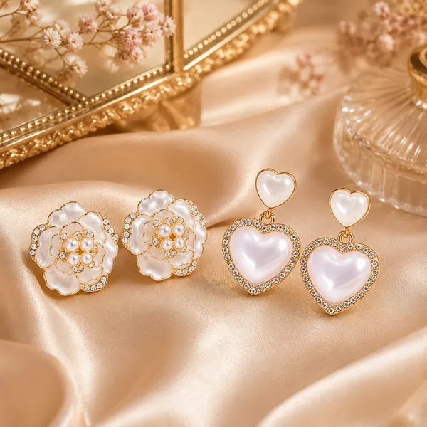 Gold_Tone_Pearl_Earrings_Set_for_Women