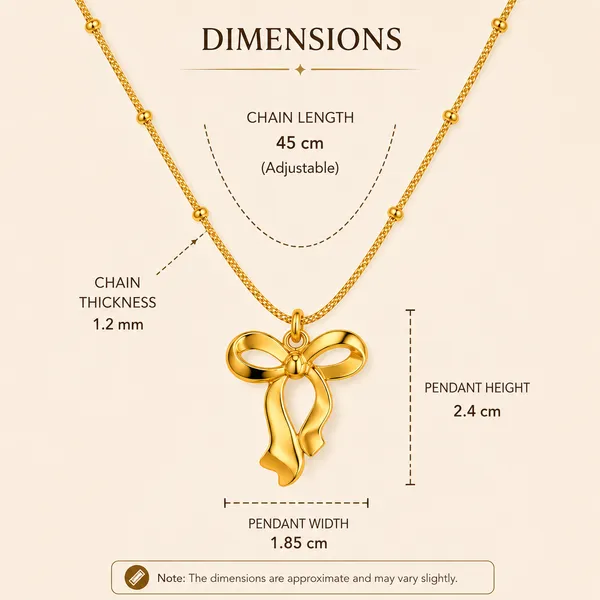 Gold_Tone_Bow_Pendant_Necklace_for_Women