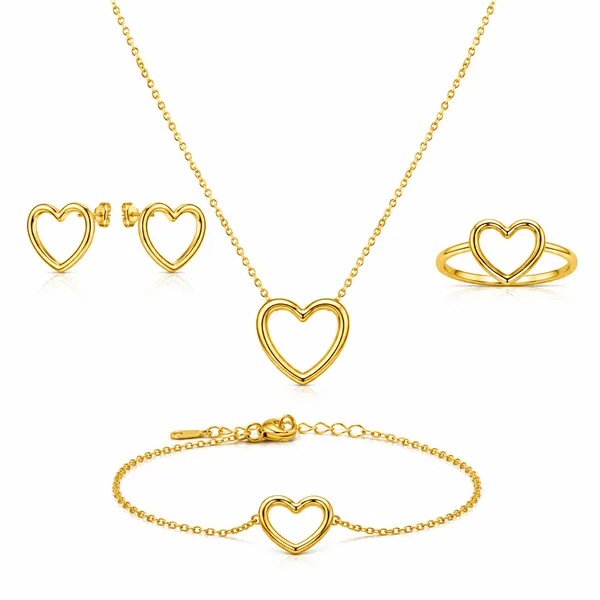 Gold_Heart_Jewelry_Set_for_Women
