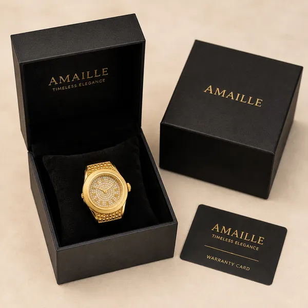 Gold_Alloy_Crystal_Studded_Ring__Watch_For_Women