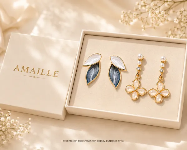 Gold-Tone_Enamel_Floral_Earrings_Set_for_Women