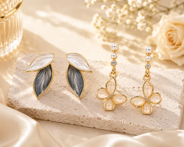 Gold-Tone_Enamel_Floral_Earrings_Set_for_Women