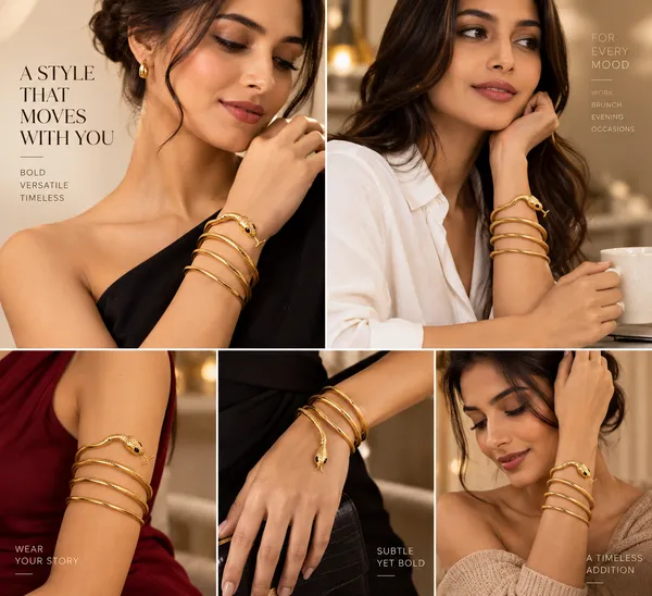 amaille_Serpentine_Gold_Snake_Wrap_Bracelet