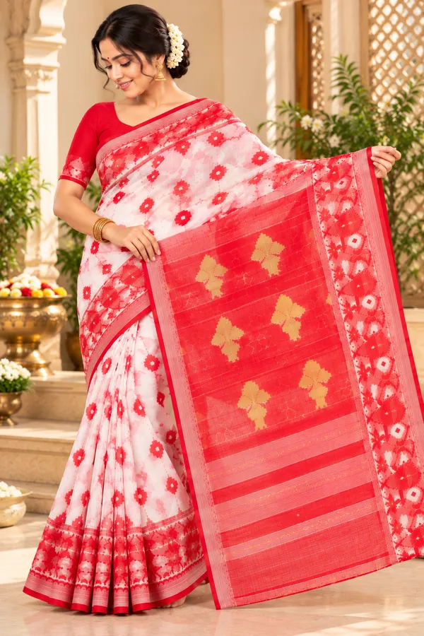 Dhakai_Jamdani_Saree_–_White_&_Red_Traditional_Woven_Saree_with_Designer_Pallu_&_Border