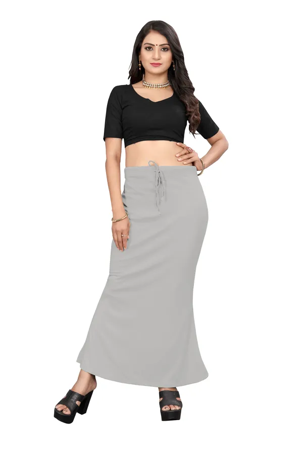 Grey_Solid_Maxi_Skirt_for_Women