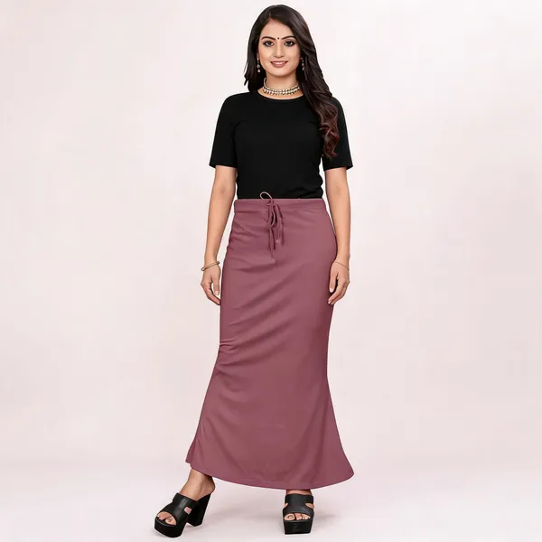 Mauve_Lycra_Cotton_High_Waist_Maxi_Skirt_For_Women