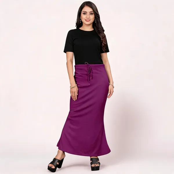 Purple_Lycra_Cotton_Drawstring_Maxi_Skirt_For_Women