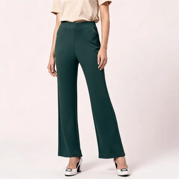 Green_Tencel_Relaxed_Ruffle_Co-Ord_Set_For_Women