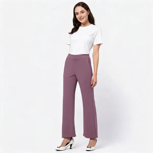 Mauve_Tencel_Wide_Leg_Trousers_For_Women