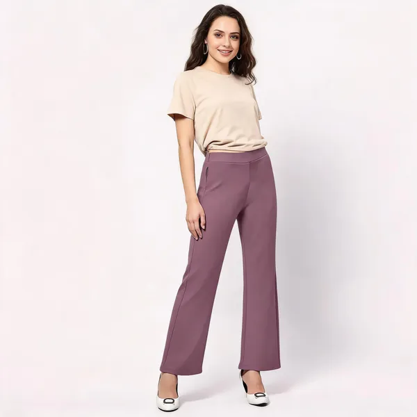 Mauve_Tencel_Wide_Leg_Trousers_For_Women