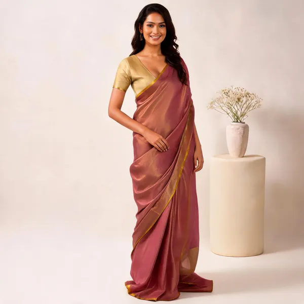 Brown_Handloom_Tissue_Traditional_Saree_For_Women
