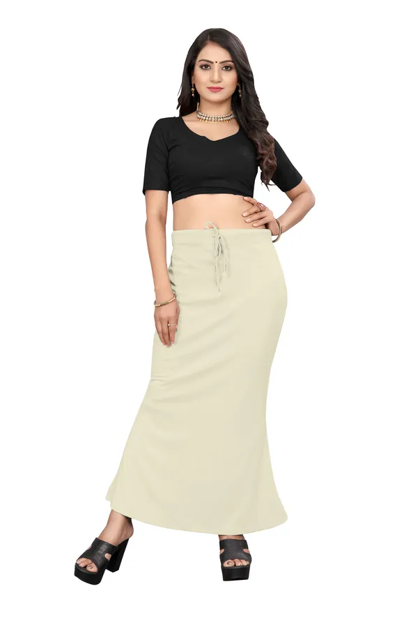 Cream_Maxi_Fit_Skirt_for_Women