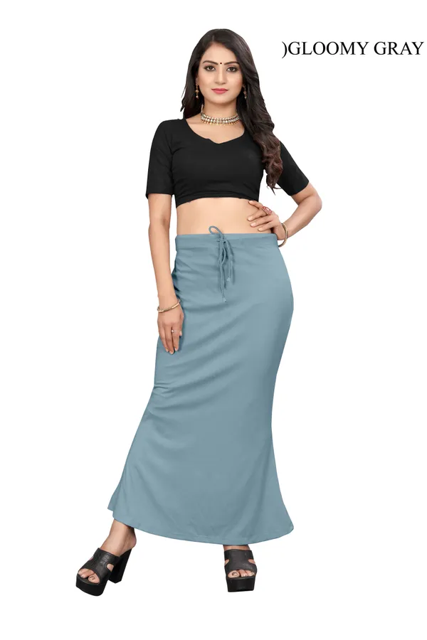 Blue_Gray_Maxi_Skirt_for_Women