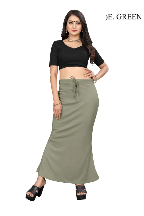 Olive_Green_Drawstring_Maxi_Skirt_for_Women