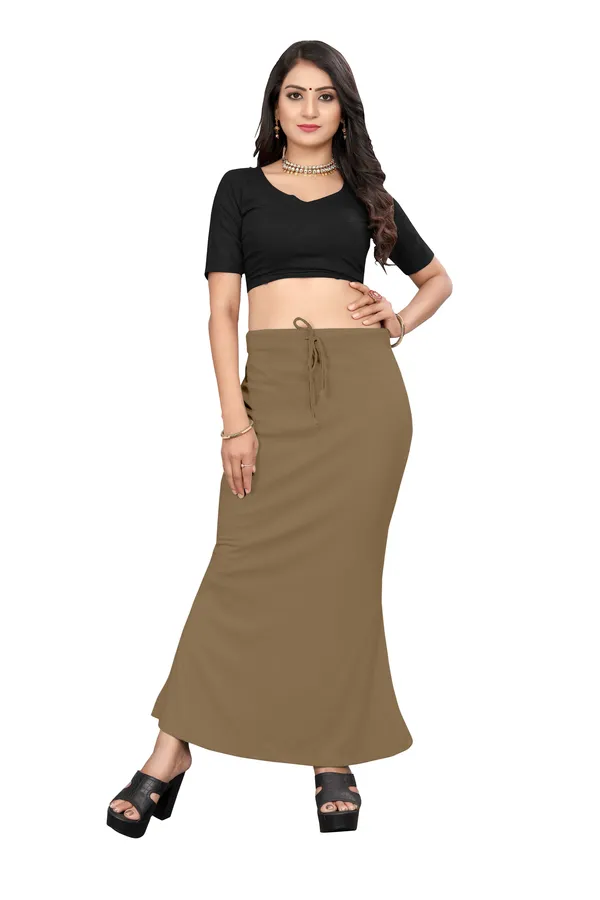 Brown_Solid_Flared_Maxi_Skirt_for_Women