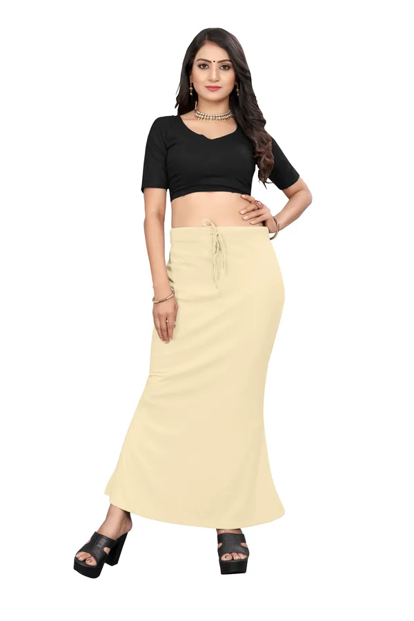 Beige_Solid_Maxi_Skirt_for_Women