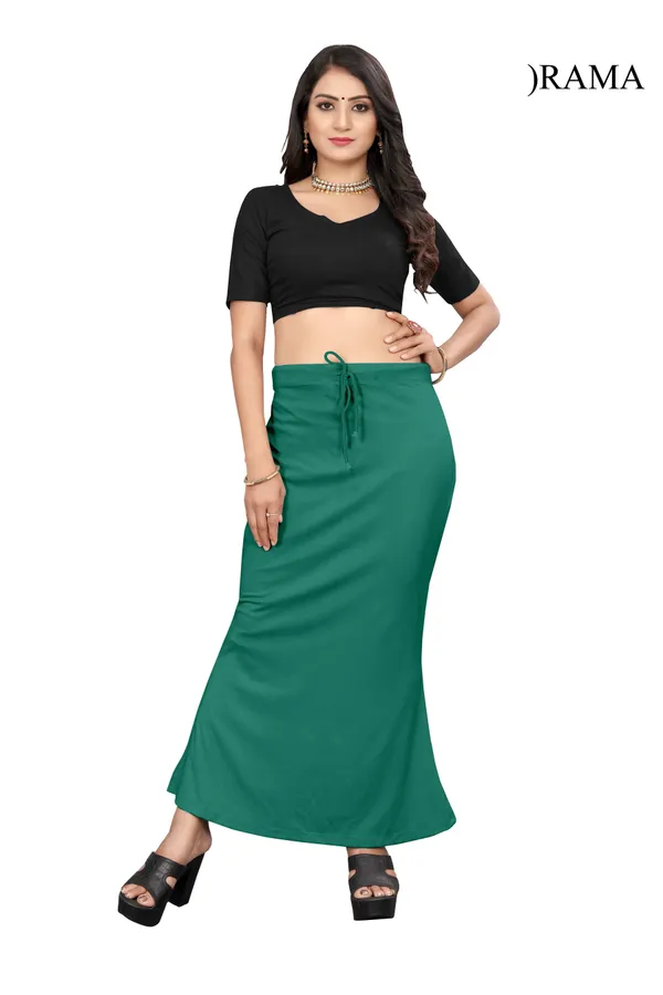 Green_Solid_Maxi_Skirt_for_Women