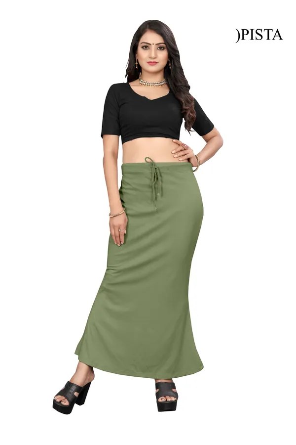 Olive_Green_Drawstring_Maxi_Skirt_for_Women