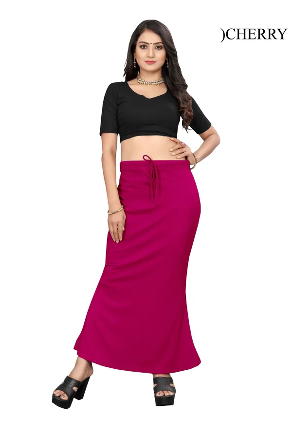 Magenta_Flared_Long_Skirt_for_Women
