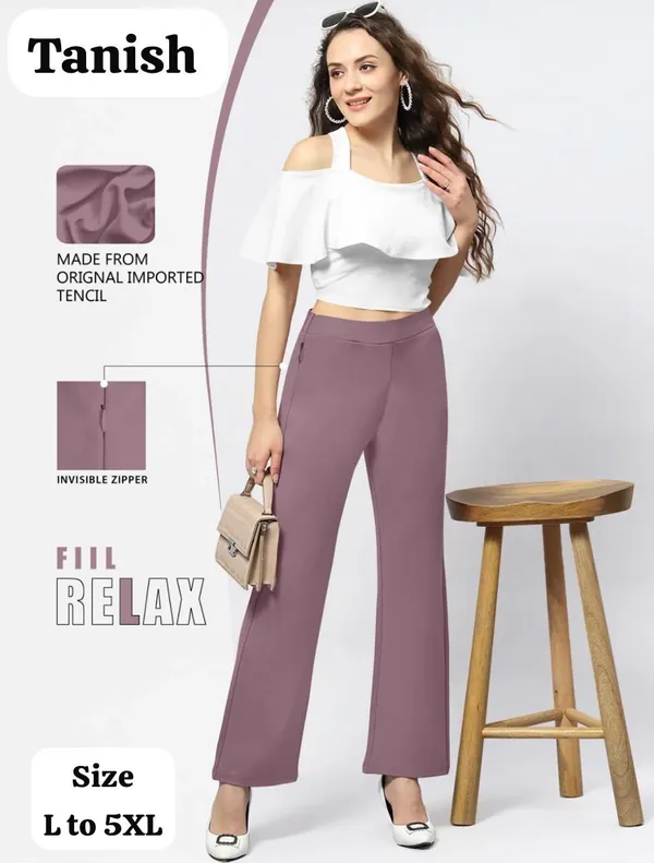 Mauve_Tencel_Wide_Leg_Trousers_for_Women