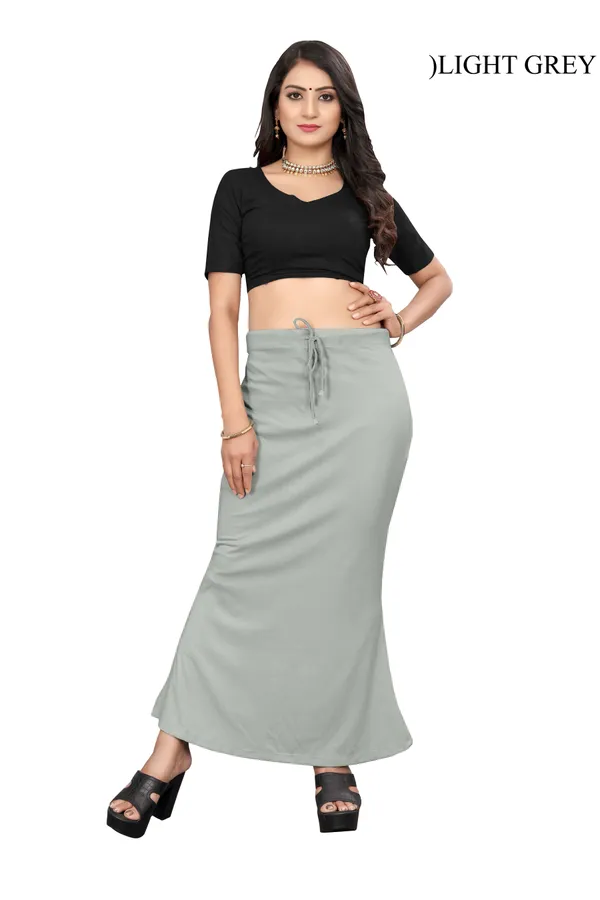Light_Grey_Solid_Flared_Maxi_Skirt_for_Women