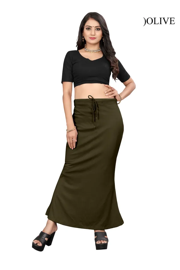 Olive_Green_Solid_Drawstring_Maxi_Skirt_for_Women