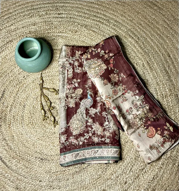 Brown_Premium_Cotton_Saree_For_Women