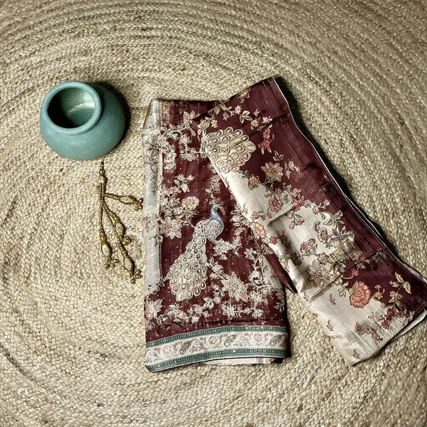Brown_Premium_Cotton_Saree_For_Women