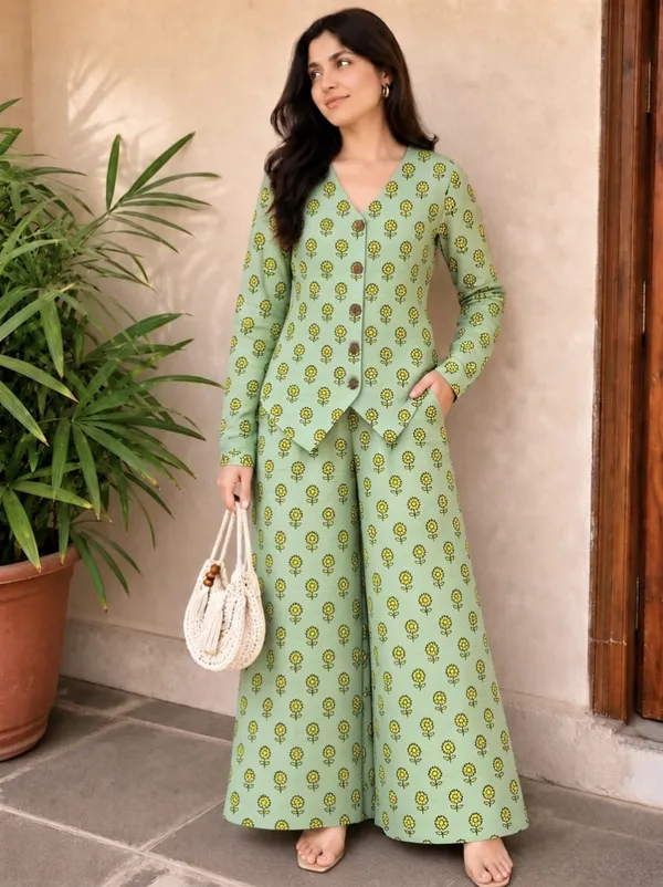 Green_Printed_Co_-_Ord_Set_For_Women
