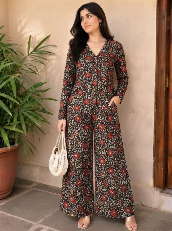 Black_Floral_Print_Wide_Leg_Co_-_Ord_Set_For_Women