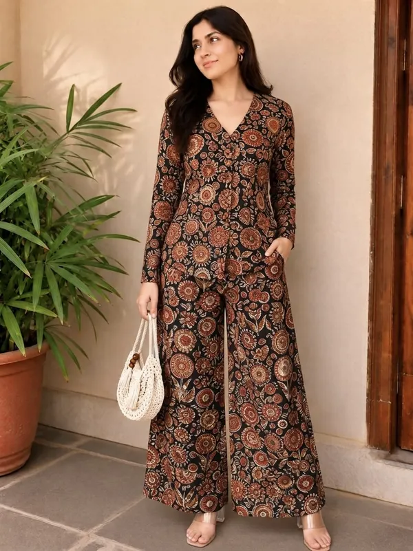 Brown_Printed_Full_Sleeve_Co_-_Ord_Set_For_Women