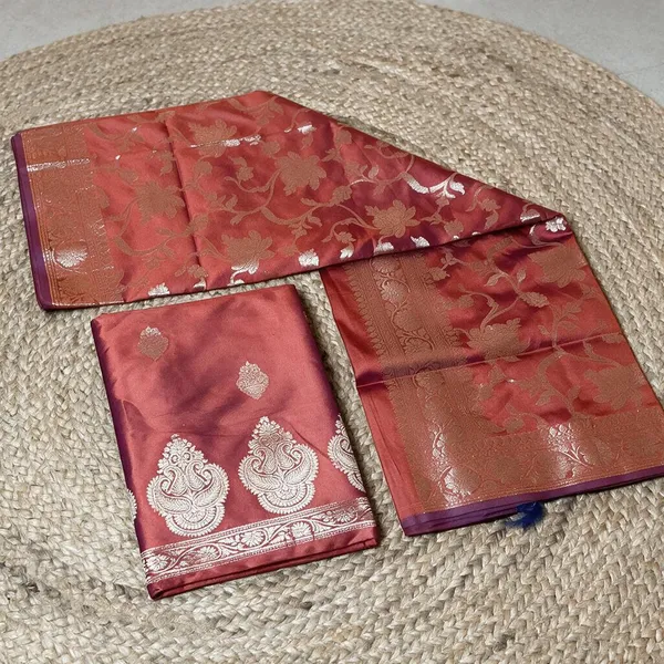Red_Premium_Cotton_Saree_For_Women