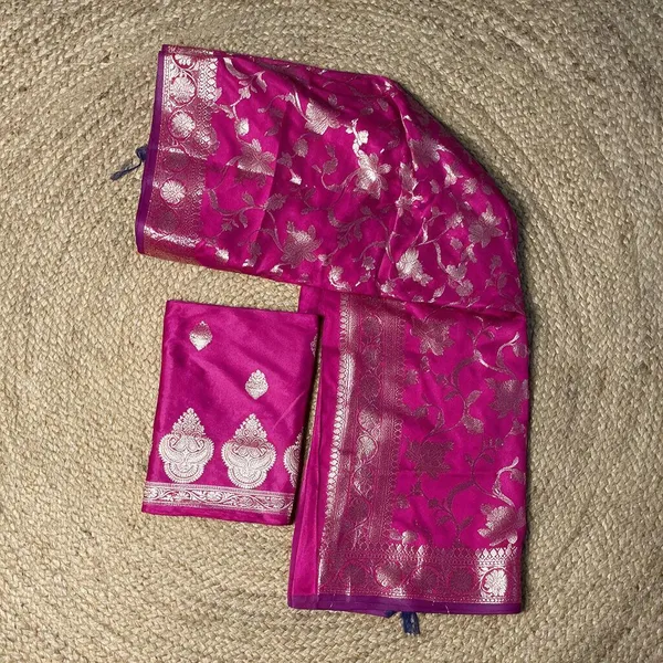 Pink_Premium_Cotton_Saree_For_Women
