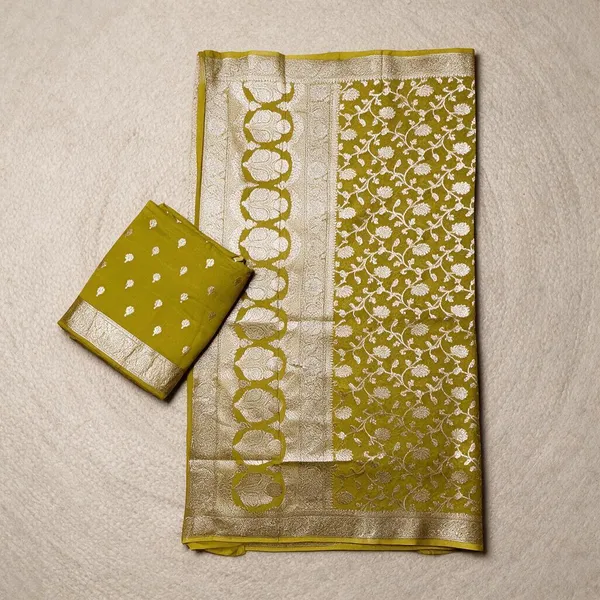 Green_Premium_Cotton_Saree_For_Women