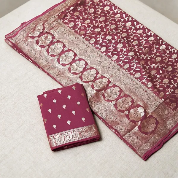 Pink_Premium_Cotton_Saree_For_Women