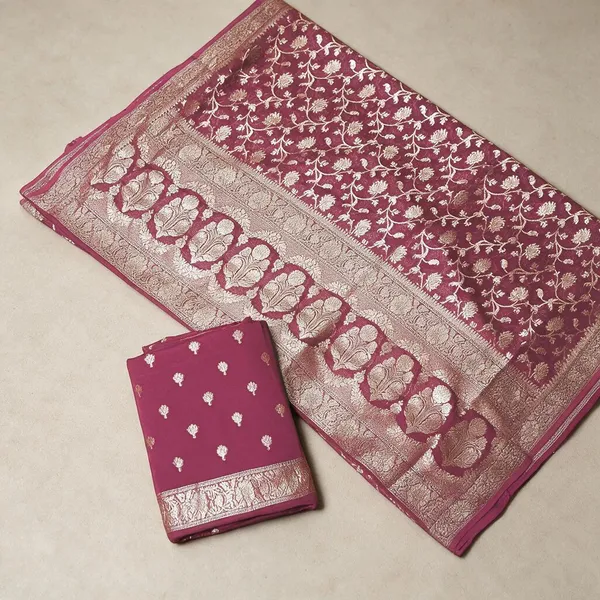Pink_Premium_Cotton_Saree_For_Women