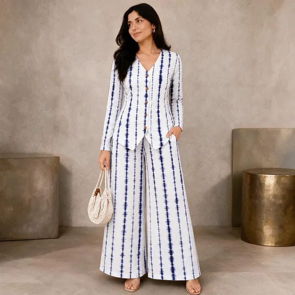 White_And_Blue_Printed_Co_-_Ord_Set_For_Women
