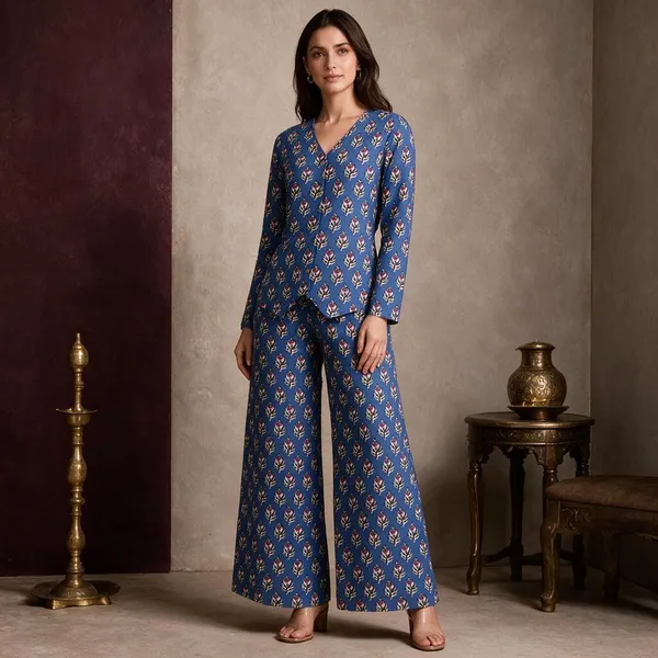 Blue_Printed_Relaxed_Fit_Co_-_Ord_Set_For_Women