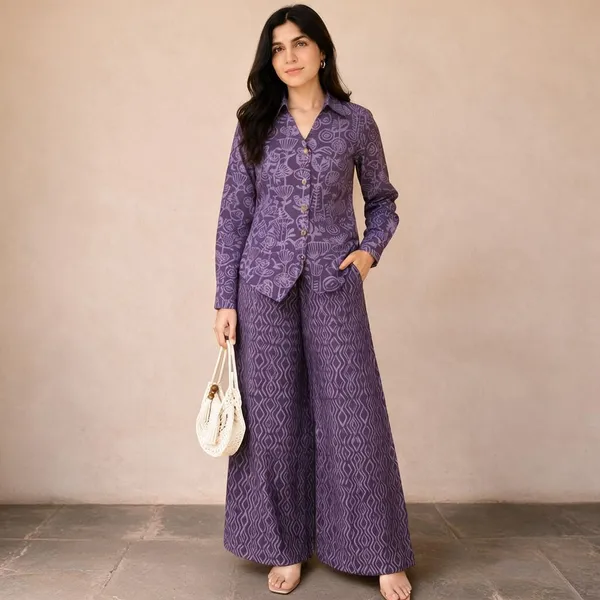 Purple_Printed_Co-Ord_Set_For_Women
